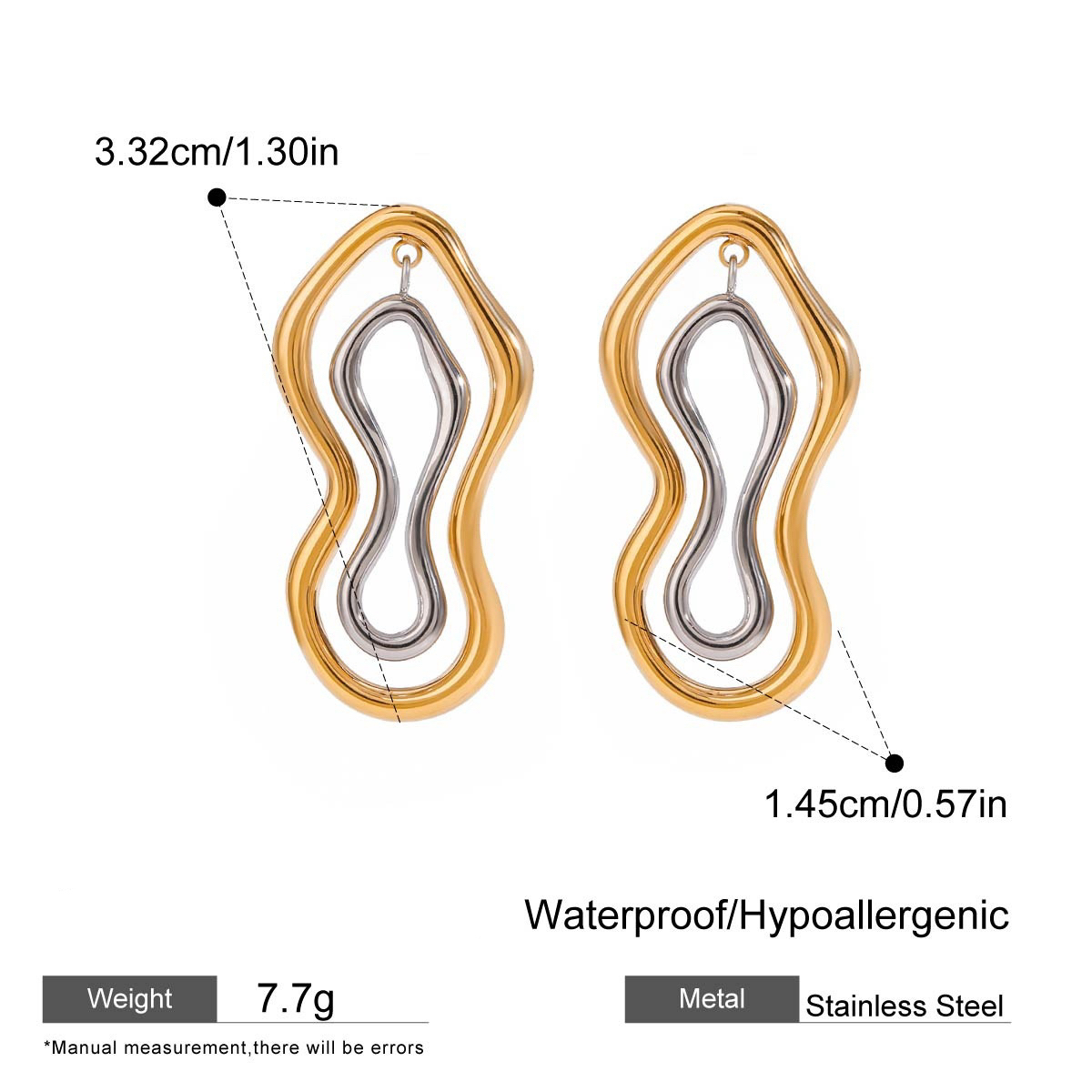 Modern Chic Geometric Stud Earrings in Luxury Assorted Designs