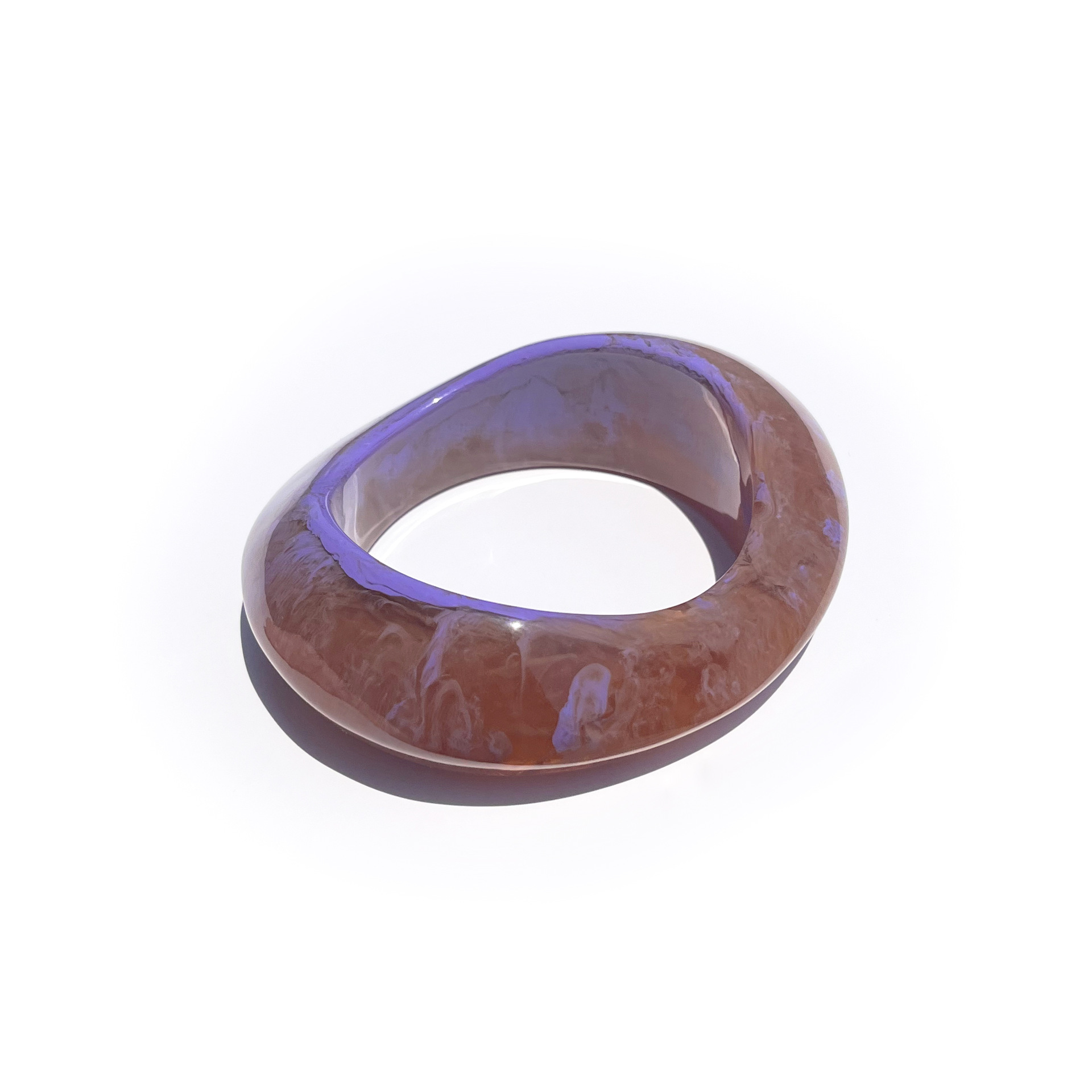 Irregular Shaped Resin Bracelet Vintage Style Available in 6 Colors