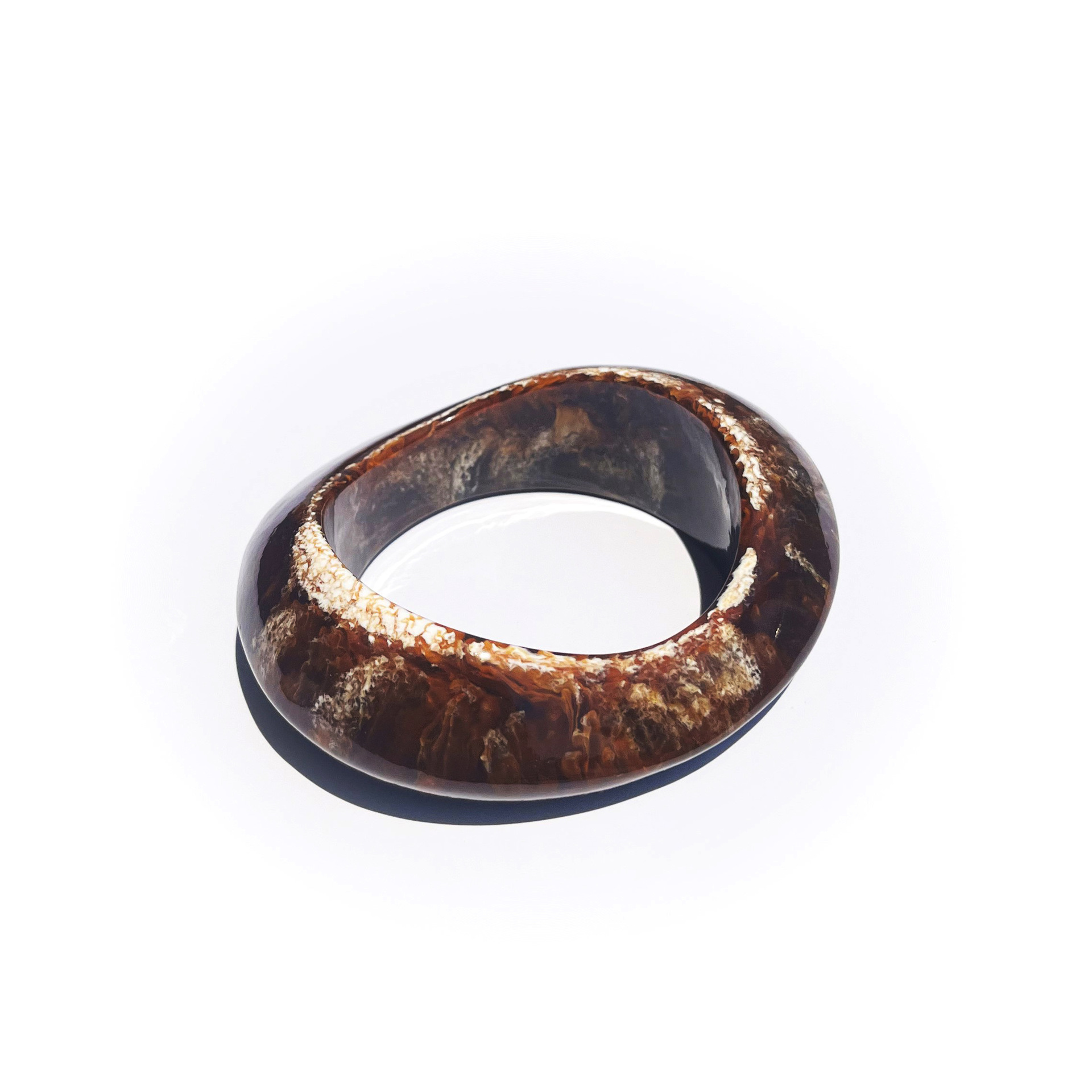 Irregular Shaped Resin Bracelet Vintage Style Available in 6 Colors