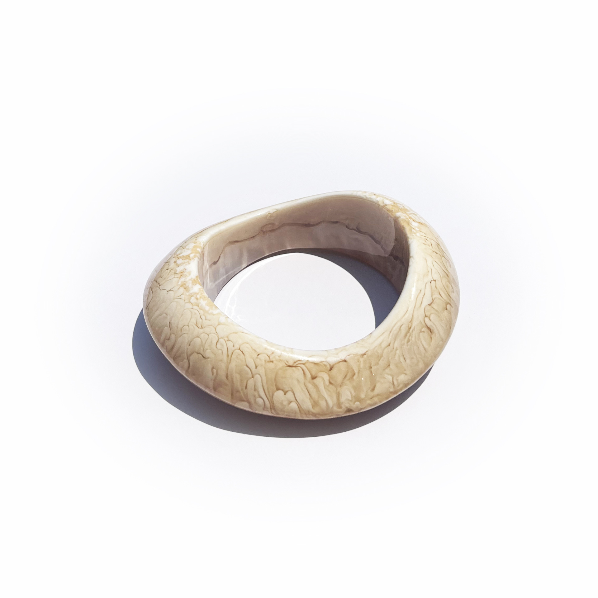 Irregular Shaped Resin Bracelet Vintage Style Available in 6 Colors