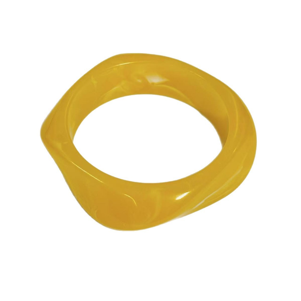Geometric Gradient Resin Cuff Bracelet Available in 32 Colors