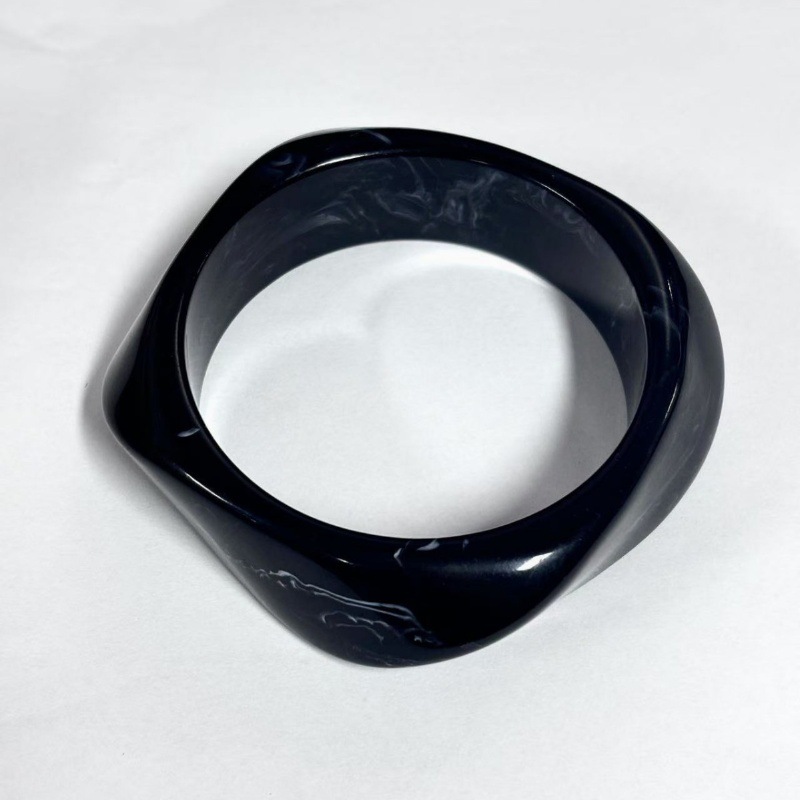 Geometric Gradient Resin Cuff Bracelet Available in 32 Colors