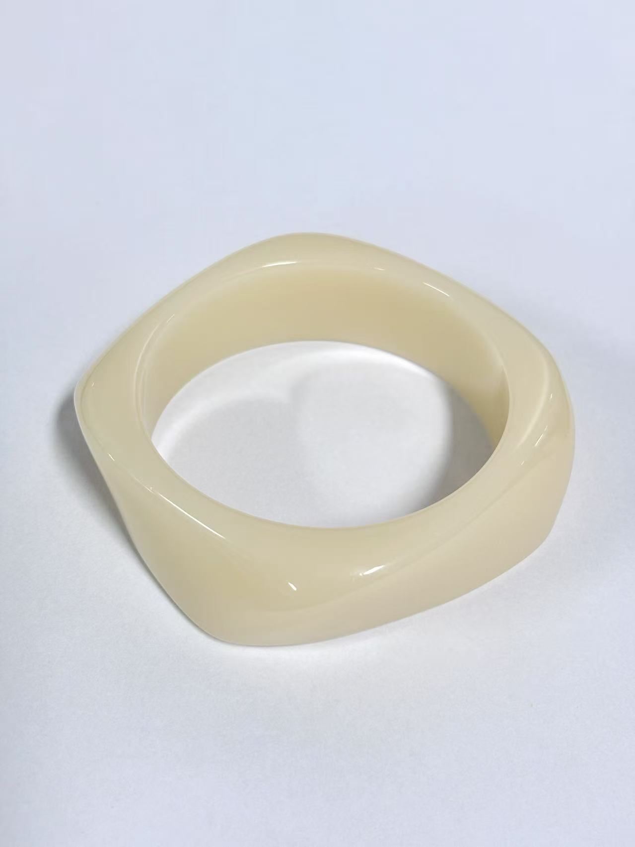 Geometric Gradient Resin Cuff Bracelet Available in 32 Colors