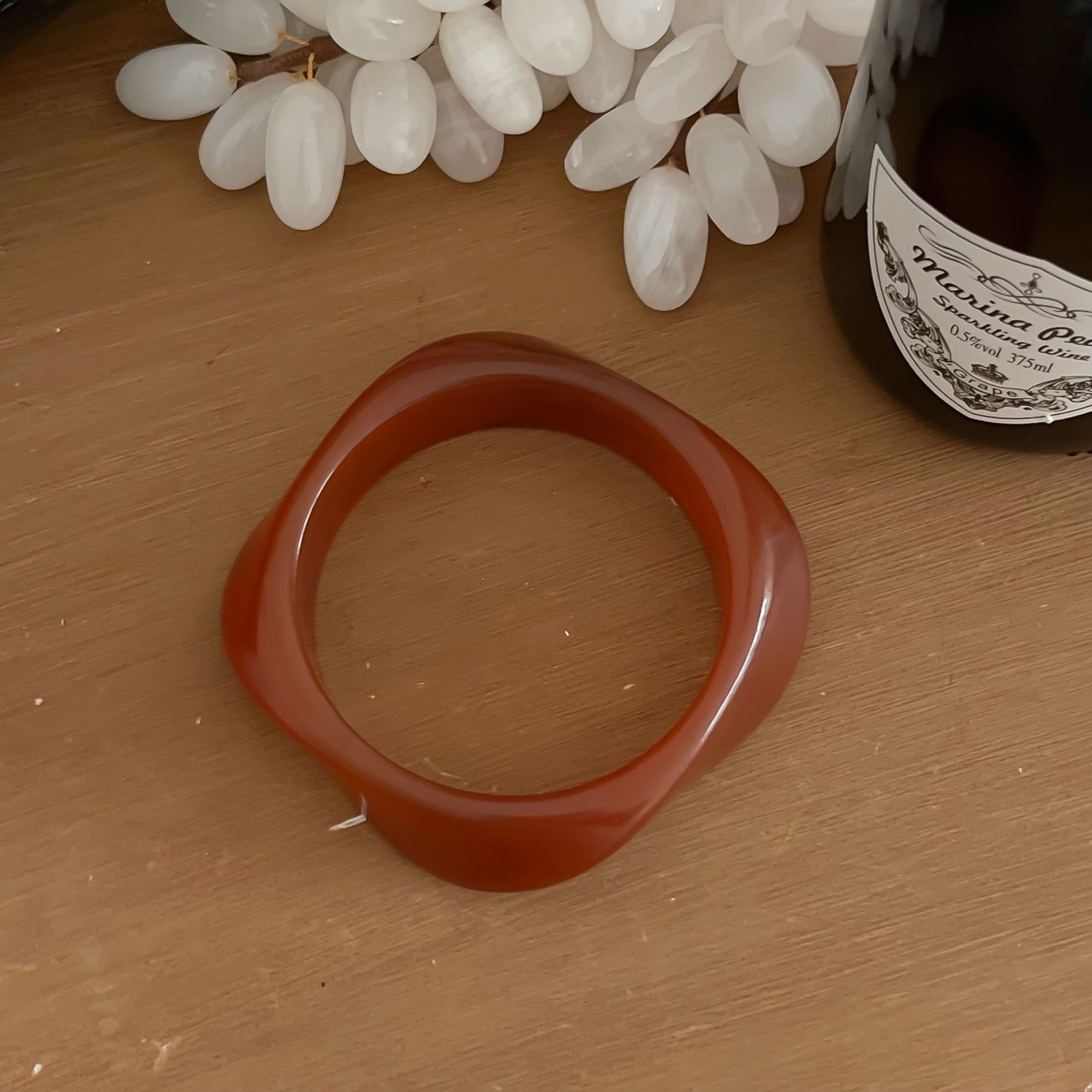 Geometric Gradient Resin Cuff Bracelet Available in 32 Colors