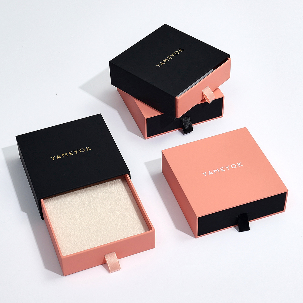 Customizable Pull-Out Jewelry Box Personalized Size and Color Options