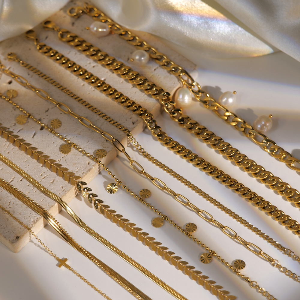 Stainless Steel Anklets Available in Multiple Styles