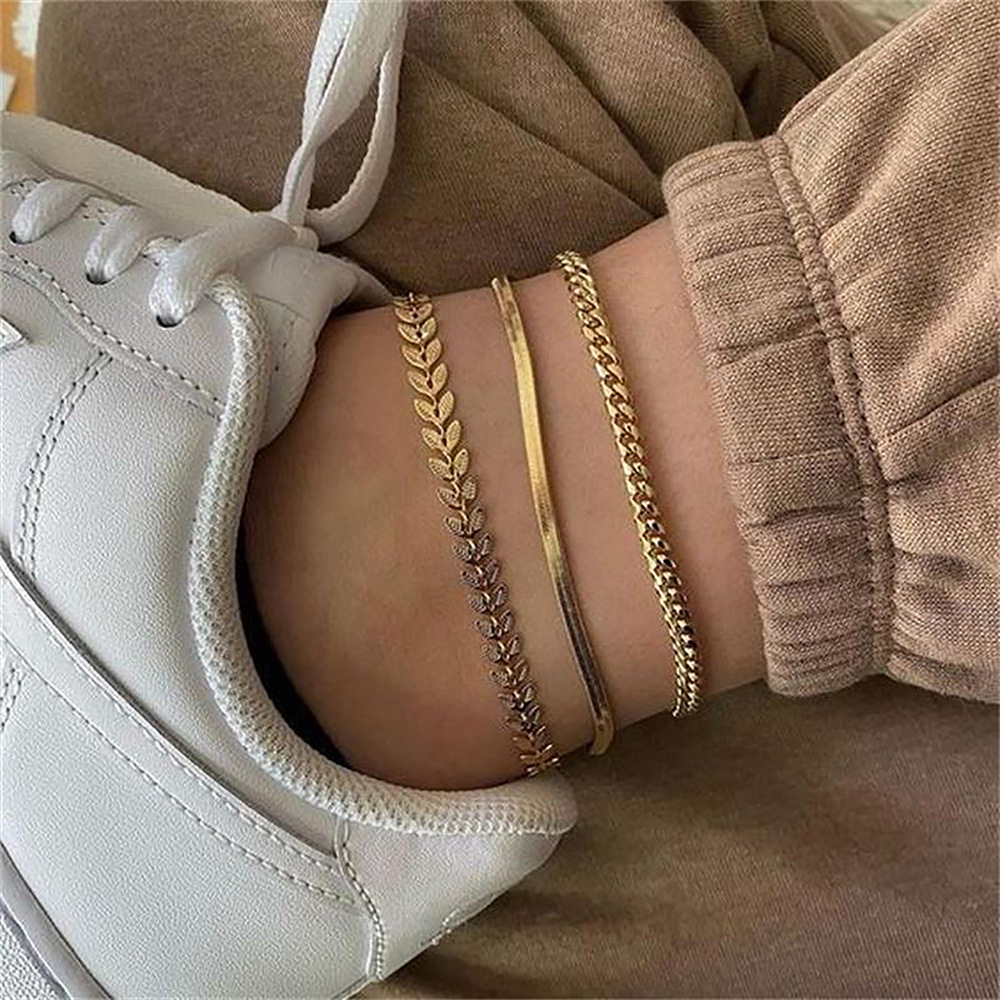 Stainless Steel Anklets Available in Multiple Styles