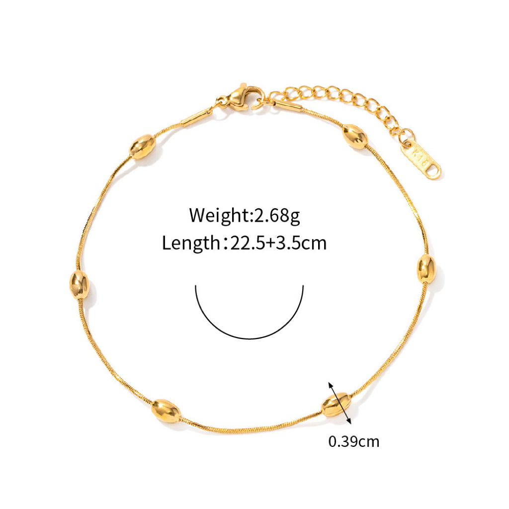 Stainless Steel Anklets Available in Multiple Styles