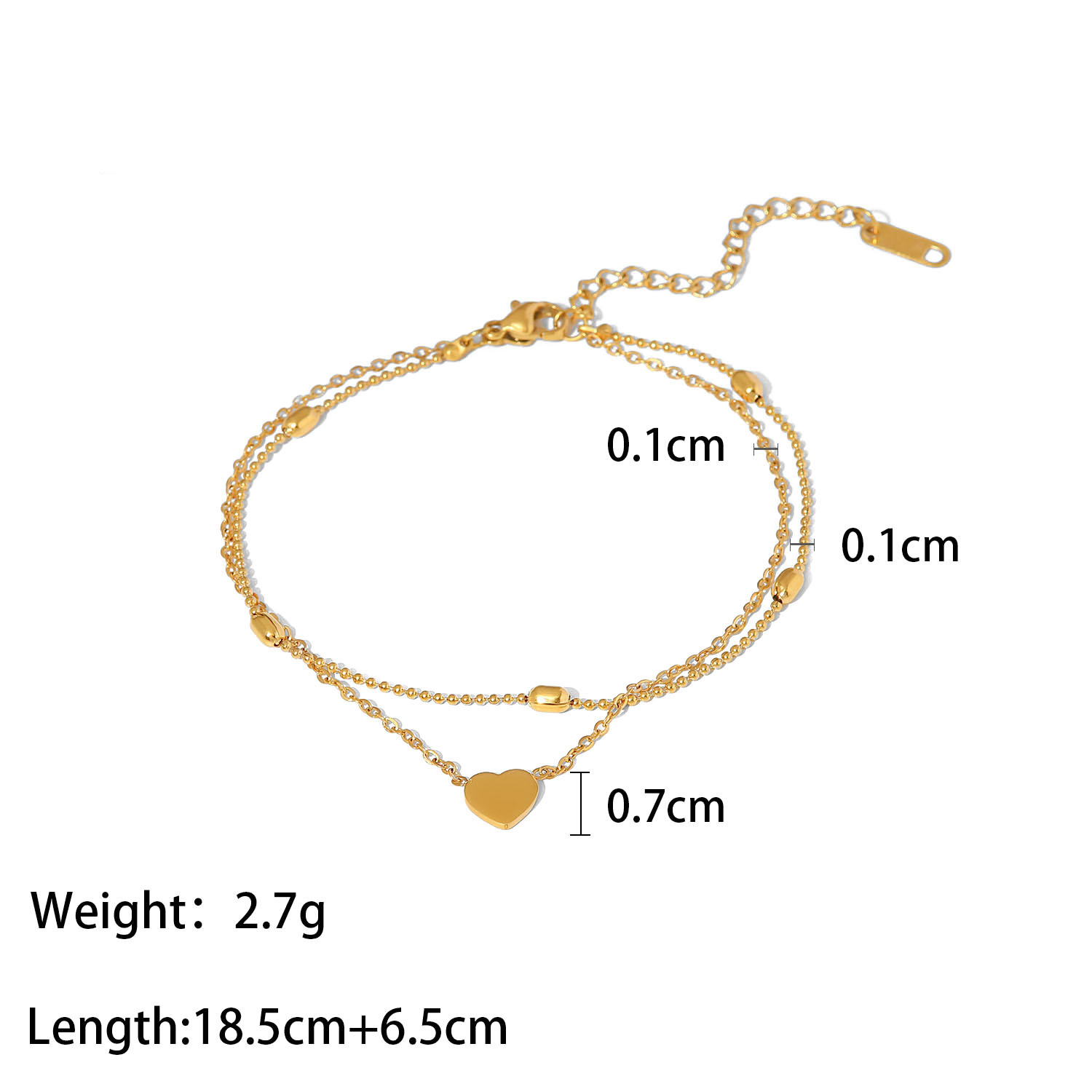 Stainless Steel Anklets Available in Multiple Styles
