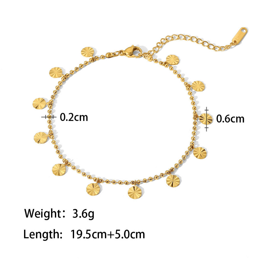 Stainless Steel Anklets Available in Multiple Styles