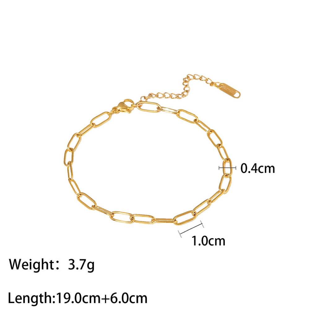 Stainless Steel Anklets Available in Multiple Styles