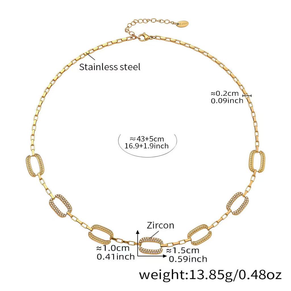 Handcrafted Rectangular Full Rhinestone Necklace Bracelet and Earring Set