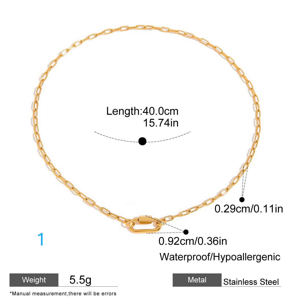 8 Styles Stainless Steel DIY Open Necklace for Pendant Matching