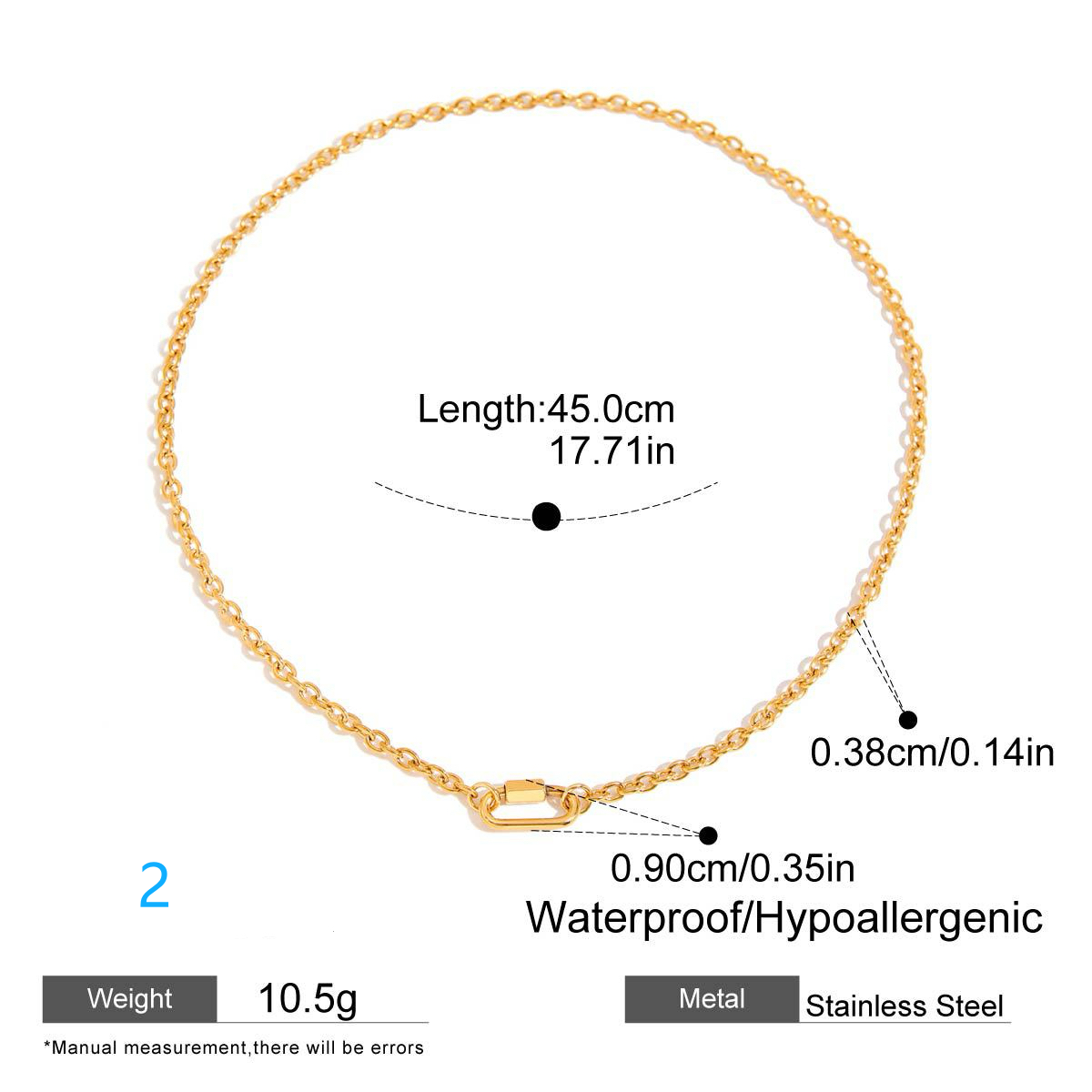 8 Styles Stainless Steel DIY Open Necklace for Pendant Matching