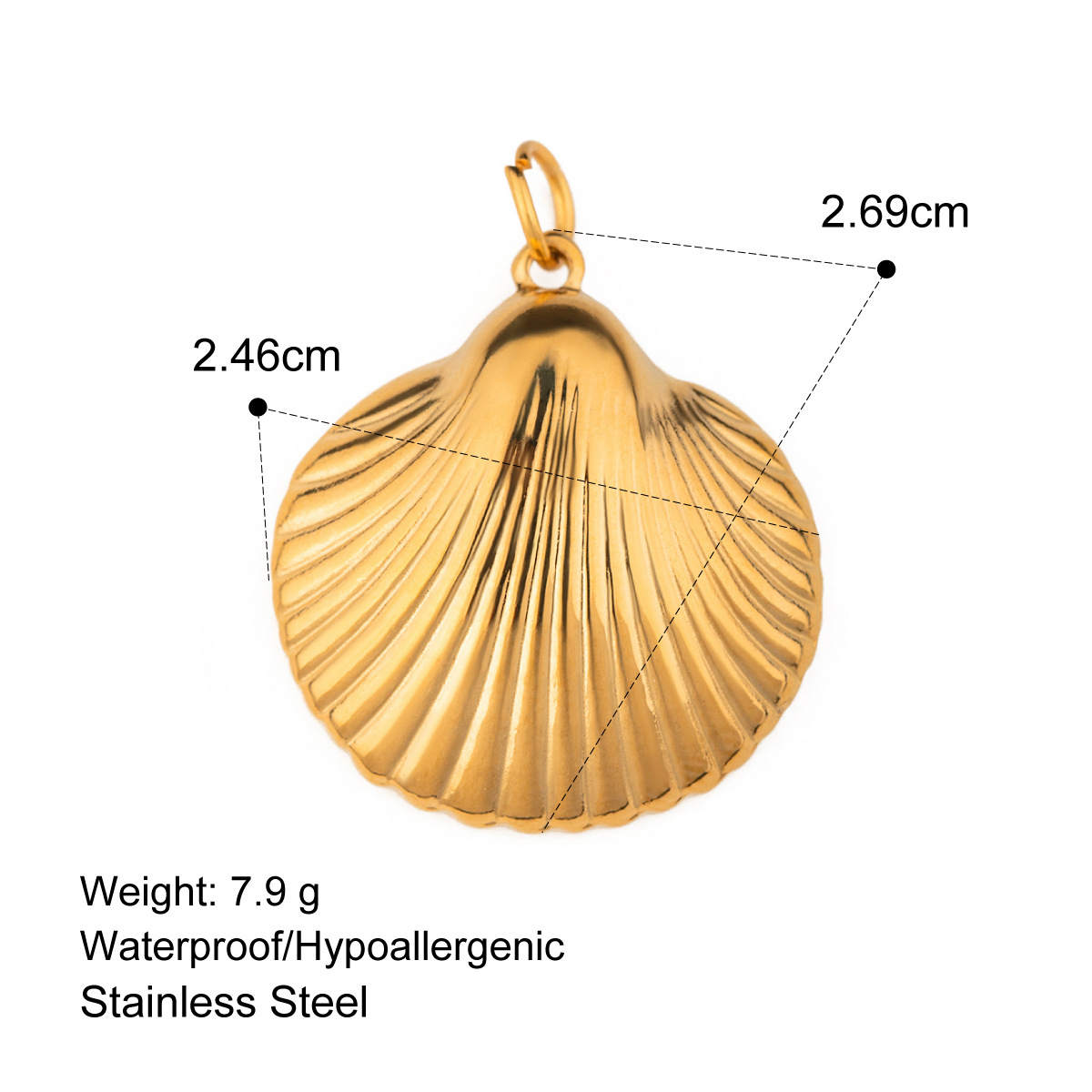 Stainless Steel Ocean Series DIY Pendants 15 Designs Available