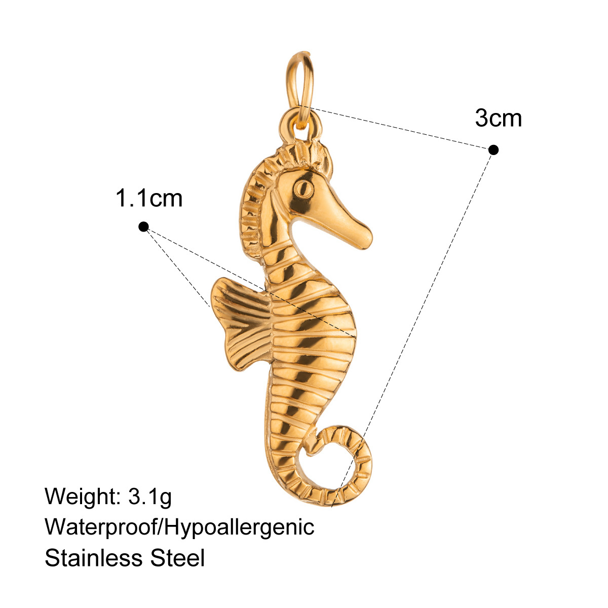 Stainless Steel Ocean Series DIY Pendants 15 Designs Available