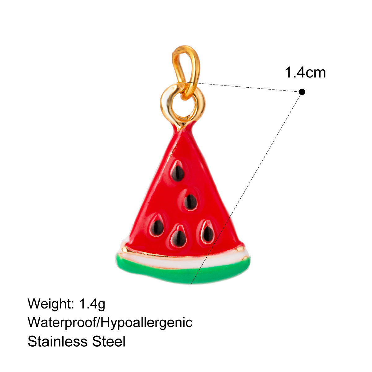 Stainless Steel Colorful Series DIY Pendants 9 Designs Available