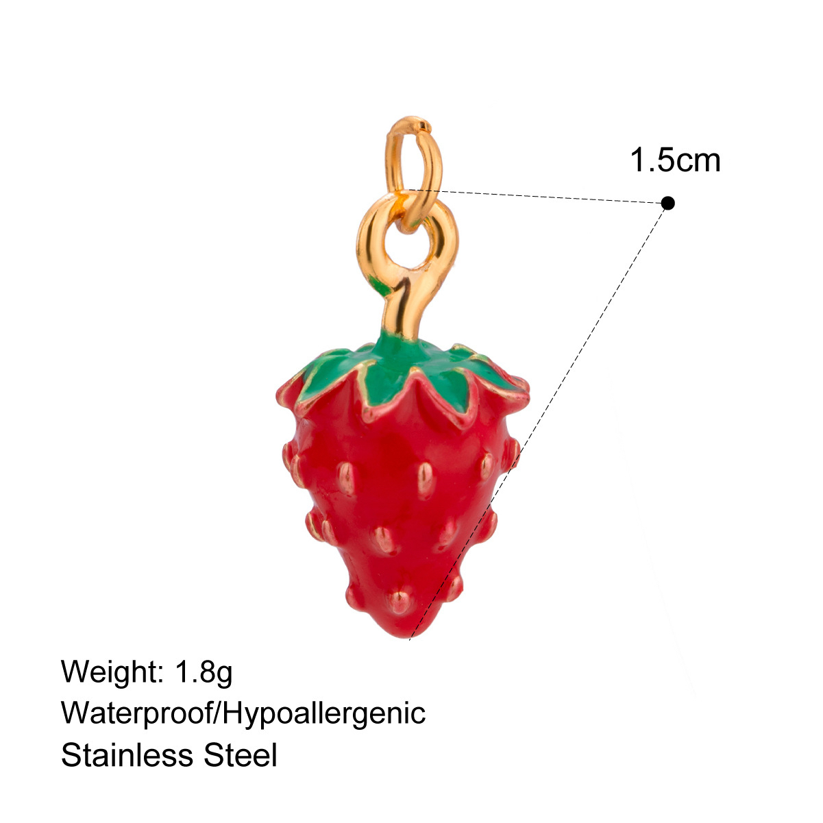Stainless Steel Colorful Series DIY Pendants 9 Designs Available