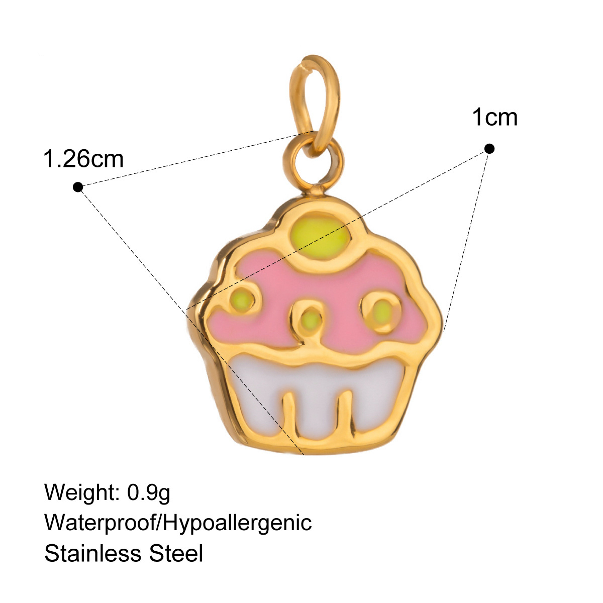 Stainless Steel Colorful Series DIY Pendants 9 Designs Available