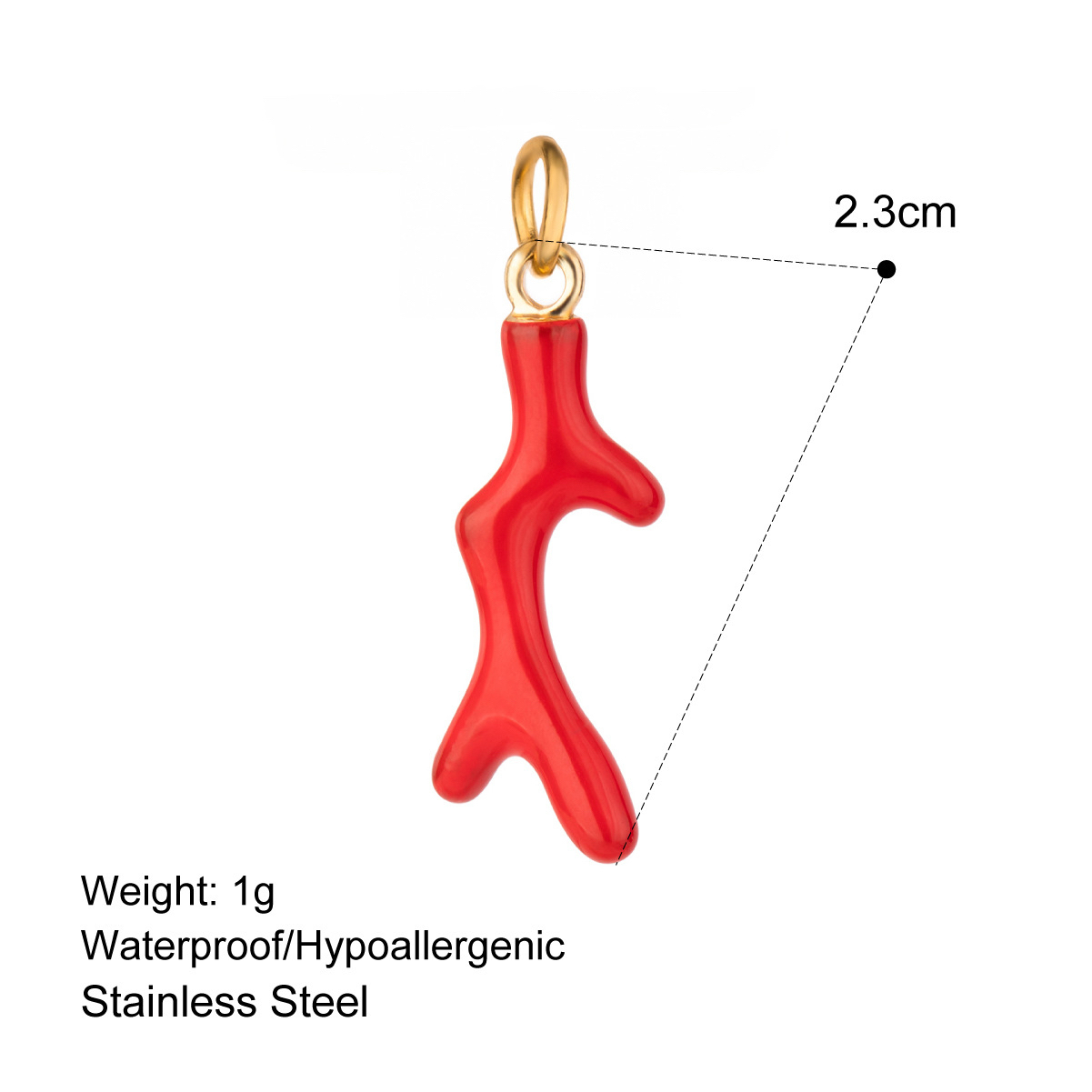 Stainless Steel Colorful Series DIY Pendants 9 Designs Available