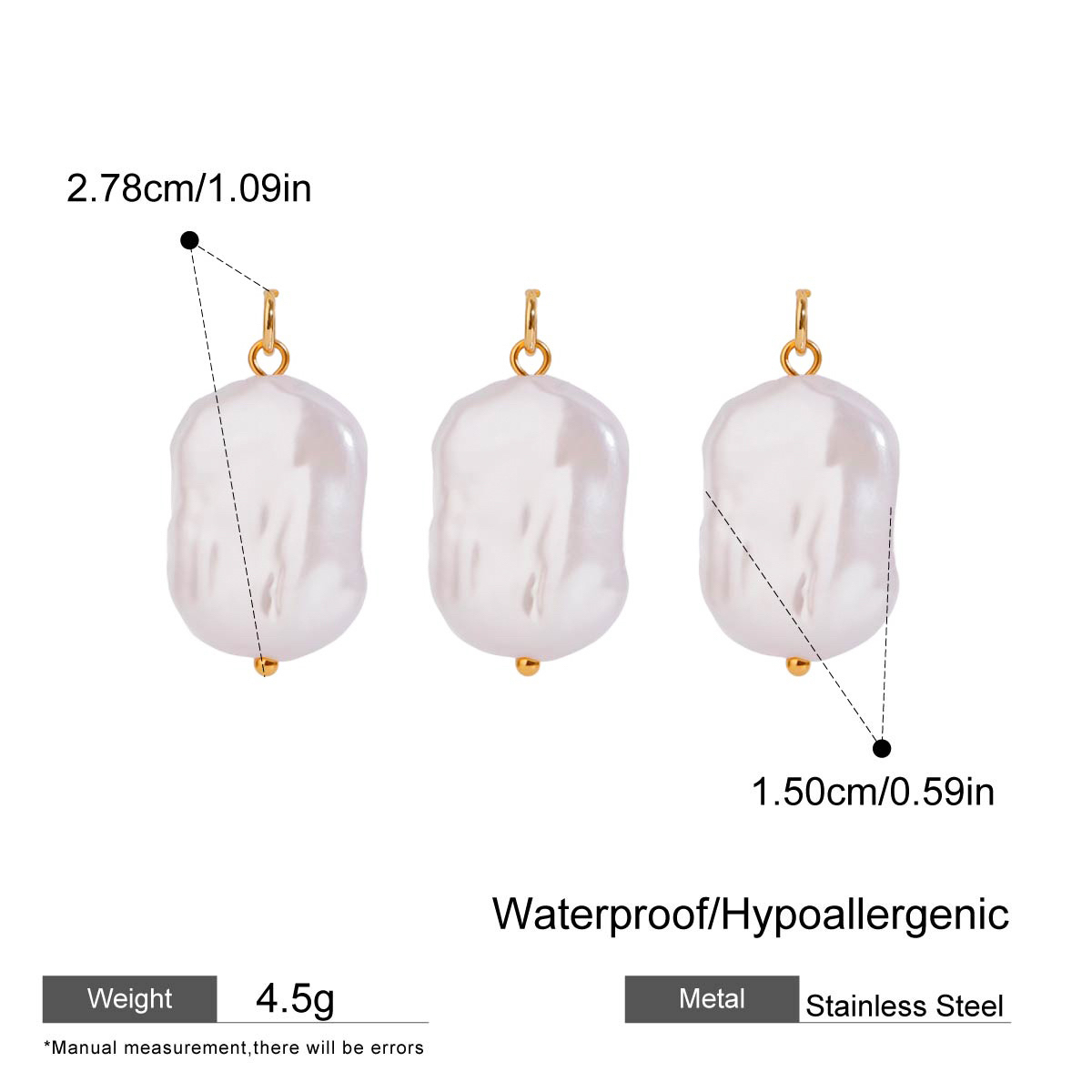 Stainless Steel Colorful Series DIY Pendants 9 Designs Available