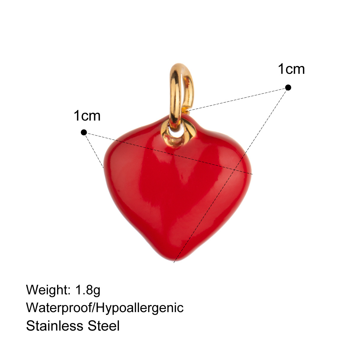 Stainless Steel Colorful Series DIY Pendants 9 Designs Available