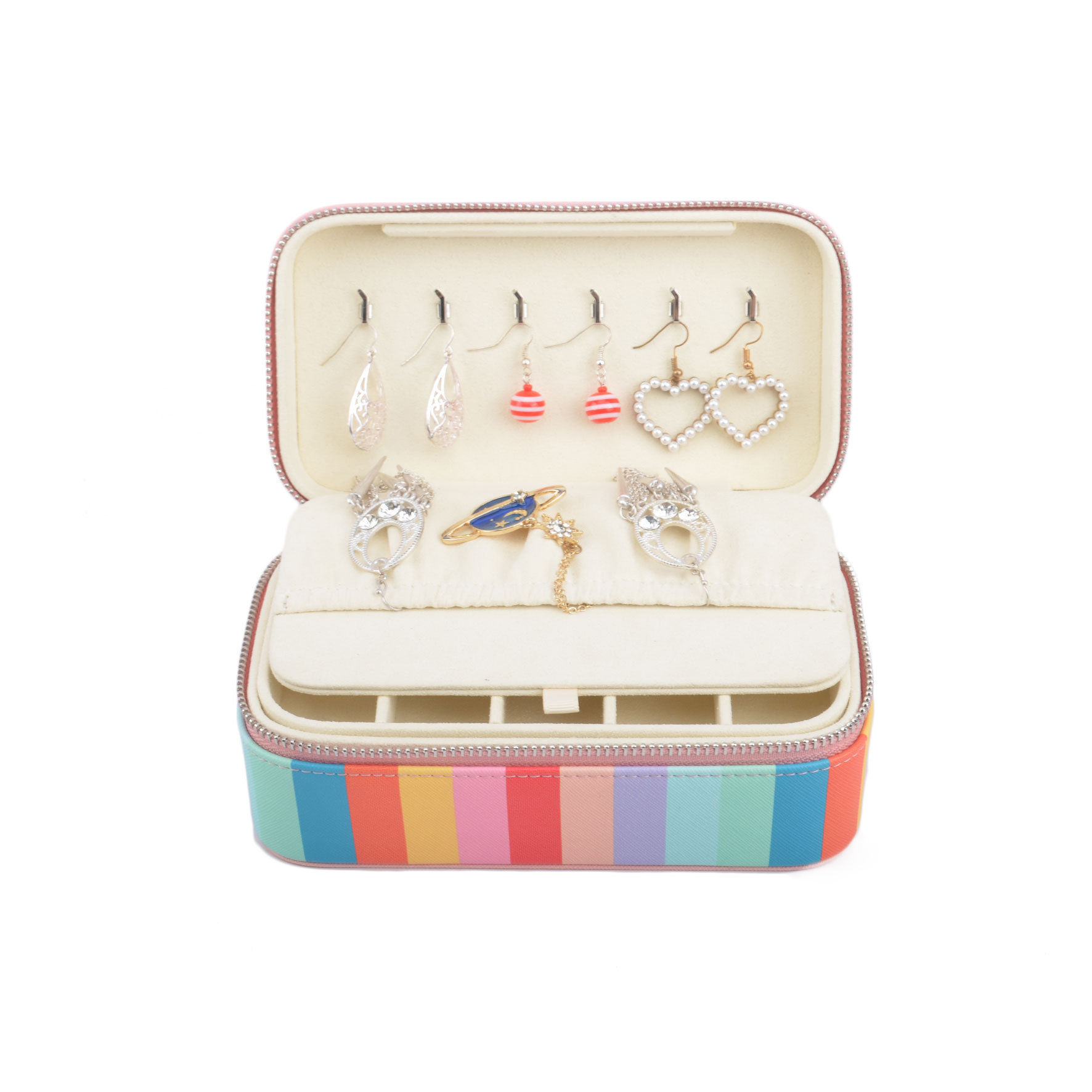High Quality Rainbow Jewelry Box Customizable Pattern and Logo